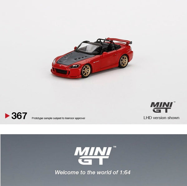 MINI GT 1/64 Honda S2000 (AP2) Mugen New Formula Red RHD MGT00367-R