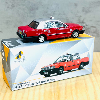 TINY 微影 1/64 Tiny City PTV01 Nissan Cedric Y31 Hong Kong Taxi (Urban) ATC66141