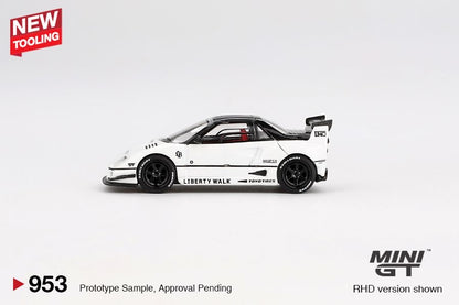 MINI GT 1/64 Mazda AZ-1 Liberty Walk LB40 White 2024 Tokyo Auto Salon MGT00953-R