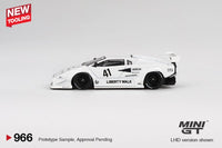 PREORDER MINI GT 1/64 Lamborghini Countach LB-WORKS White 2024 Tokyo Auto Salon MGT00966-L (Approx. Release Date : Q2 2025 subject to manufacturer's final decision)