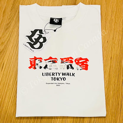 LIBERTY WALK JAPAN Tokyo Harajuku Exclusive F40 WHITE TEE T279-WHXL2