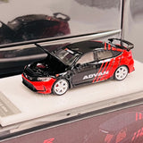 MOTORHELIX 64SENIOR 1/64 Customized Honda Civic Type R FL5 Advan Livery HEC 2025 Exclusive Model M65323