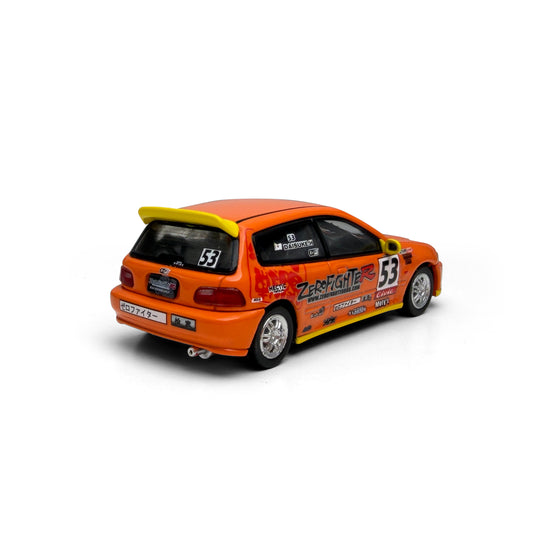 PREORDER MODELMODEL 1/64 Honda Civic EG6 Orange Zero Fighter (Blister Pack) MM64-EG6-002 (Approx. Release Date: Q4 2026 and subject to the manufacturer's final decision)