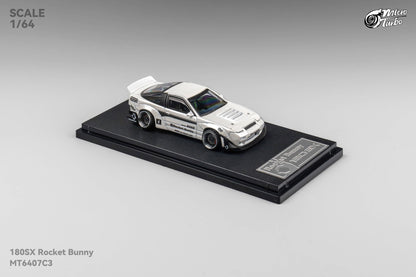 Micro Turbo 1/64 180SX Rocket Bunny - Metalic White MT6407C3