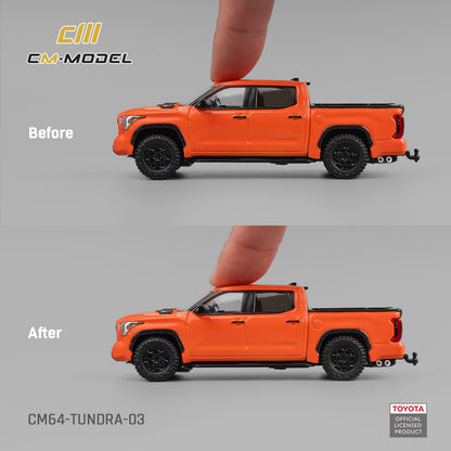 PREORDER CM MODEL 1/64 Toyota Tundra TRD Orange CM64-Tundra-03 (Approx. Release Date : Q4 2026 subject to manufacturer's final decision)