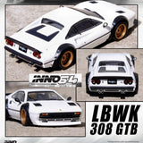 INNO64 1/64 LBWK 308 GTB White IN64-LBWK308-WHI