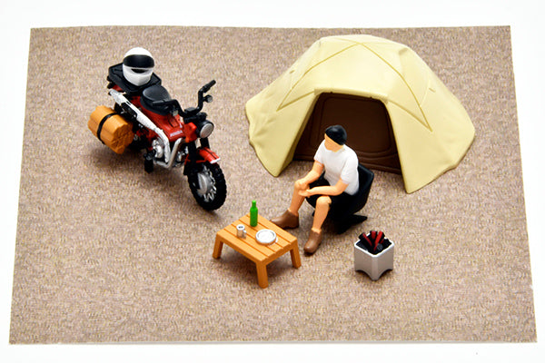 TOMYTEC 1/64 Diocolle CarSnap 30a Solo Camping (Honda CT125 Hunter Cub included)