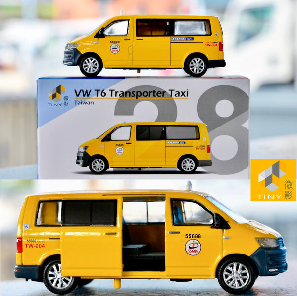 TINY 微影 Volkswagen T6 Transporter Taiwan Taxi ATC64562