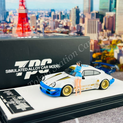 TPC 1/64 RWB 964 Pearl White with Figurine TPC644801-1