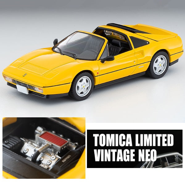 PREORDER TOMYTEC TLVN 1/64 LV-N Ferrari 328 GTS (yellow) (Approx. Release Date : August 2024 subject to manufacturer's final decision)