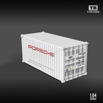 TIME BOX 1/64 Diecast 20ft Container PORSCHE