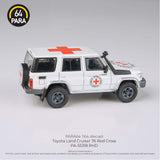 PARA64 1/64 Toyota Land Cruiser LC76 International Red Cross LHD PA-55318