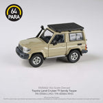 PARA64 1/64 Toyota Land Cruiser 71 Short Wheel Base Sandy Taupe LHD PA-55564