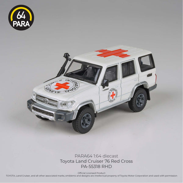 PARA64 1/64 Toyota Land Cruiser LC76 International Red Cross LHD 