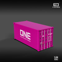 TIME BOX 1/64 Diecast 20ft Container ONE (Ocean Network Express)