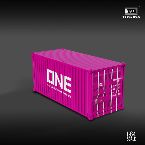 TIME BOX 1/64 Diecast 20ft Container ONE (Ocean Network Express)