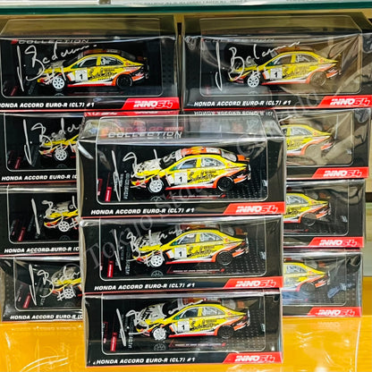 INNO64 MACAU GP 2020 COLLECTION HONDA ACCORD Euro-R (CL7) #1 Macau Grand Prix CTM Cup  2012 J. Badaraco IN64-CL7-MGP20JB  **Autograph from J.Badaraco**