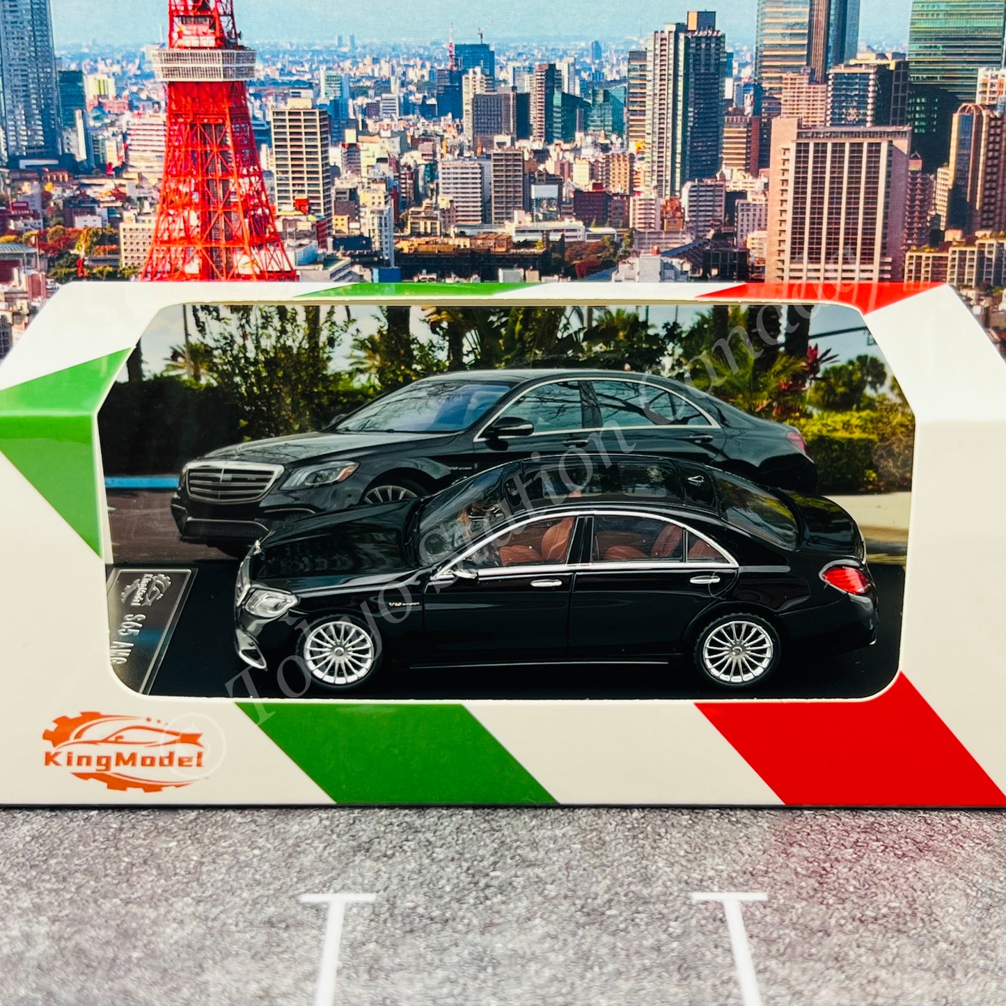 KING MODEL 1/64 S65 AMG W222 - BLACK KM002-01