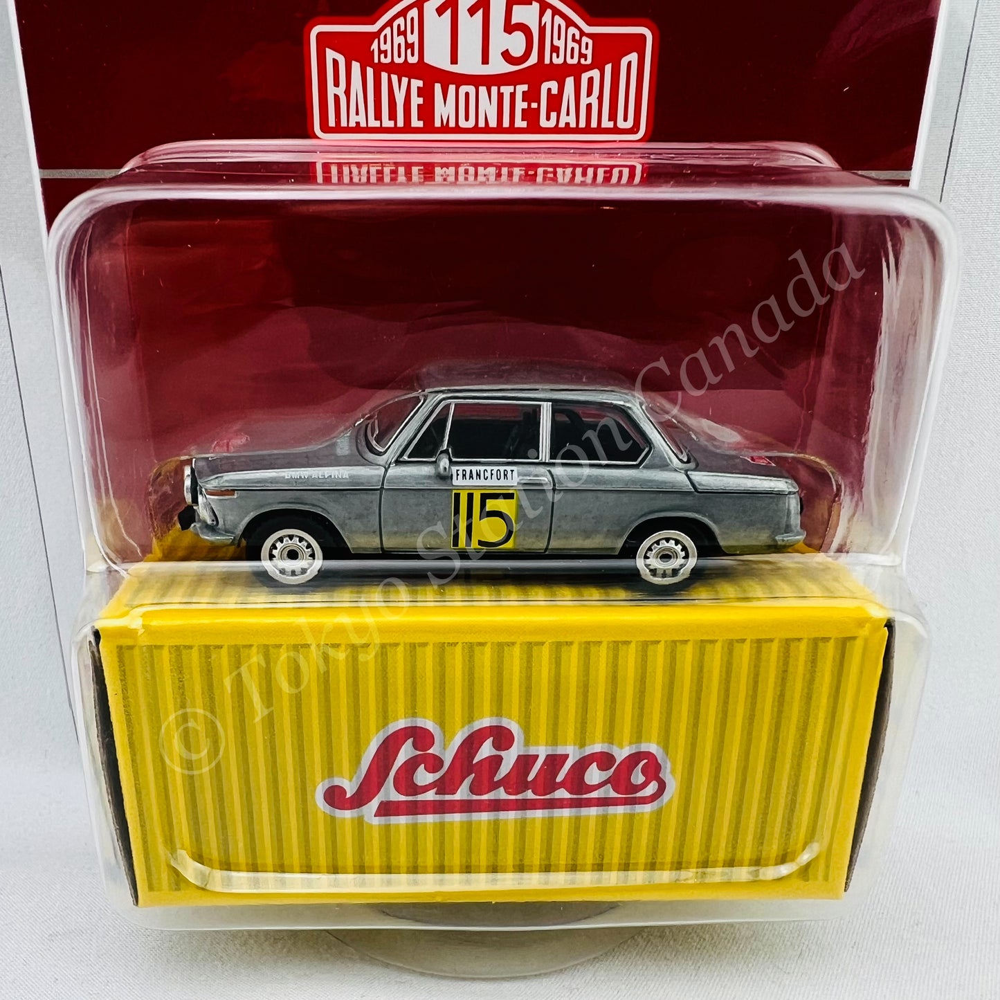 *CHASE CAR* Tarmac Works x Schuco 1/64 BMW 2002  Rally Monte Carlo 1969 *** Schuco Special Edition *** T64S-007-MC69