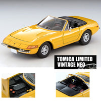 TOMYTEC TLVN 1/64 LV Ferrari 365 GTS4 Yellow