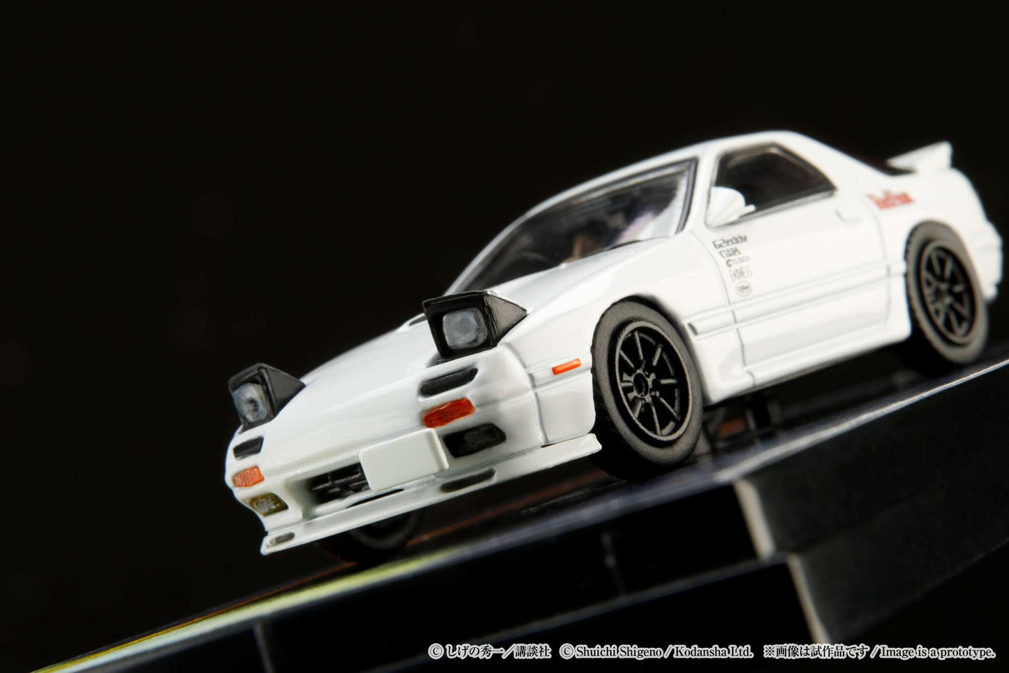 HOBBY JAPAN 1/64 MAZDA RX-7 (FC3S) ∞ / INITIAL D VS Kyoichi Sudo With Ryosuke Takahashi Figure HJ643043D