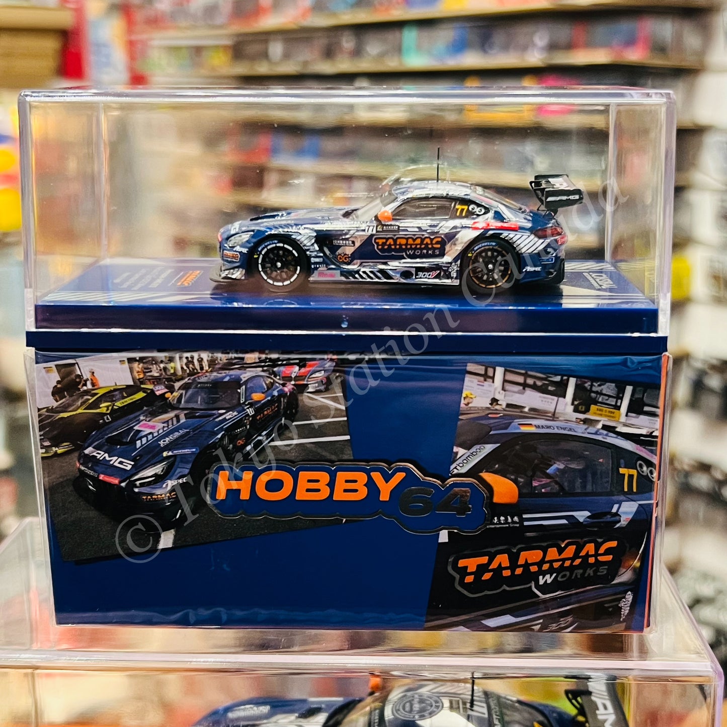 TARMAC WORKS HOBBY64 1/64 Mercedes-AMG GT3 Macau GT Cup 2022 Winner Craft-Bamboo Racing Maro Engel T64-062-22MGP77