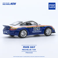 POPRACE 1/64 RWB 997 - Red/Blue PR640028