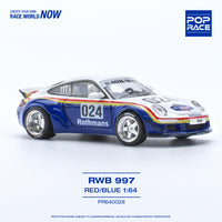 POPRACE 1/64 RWB 997 - Red/Blue PR640028