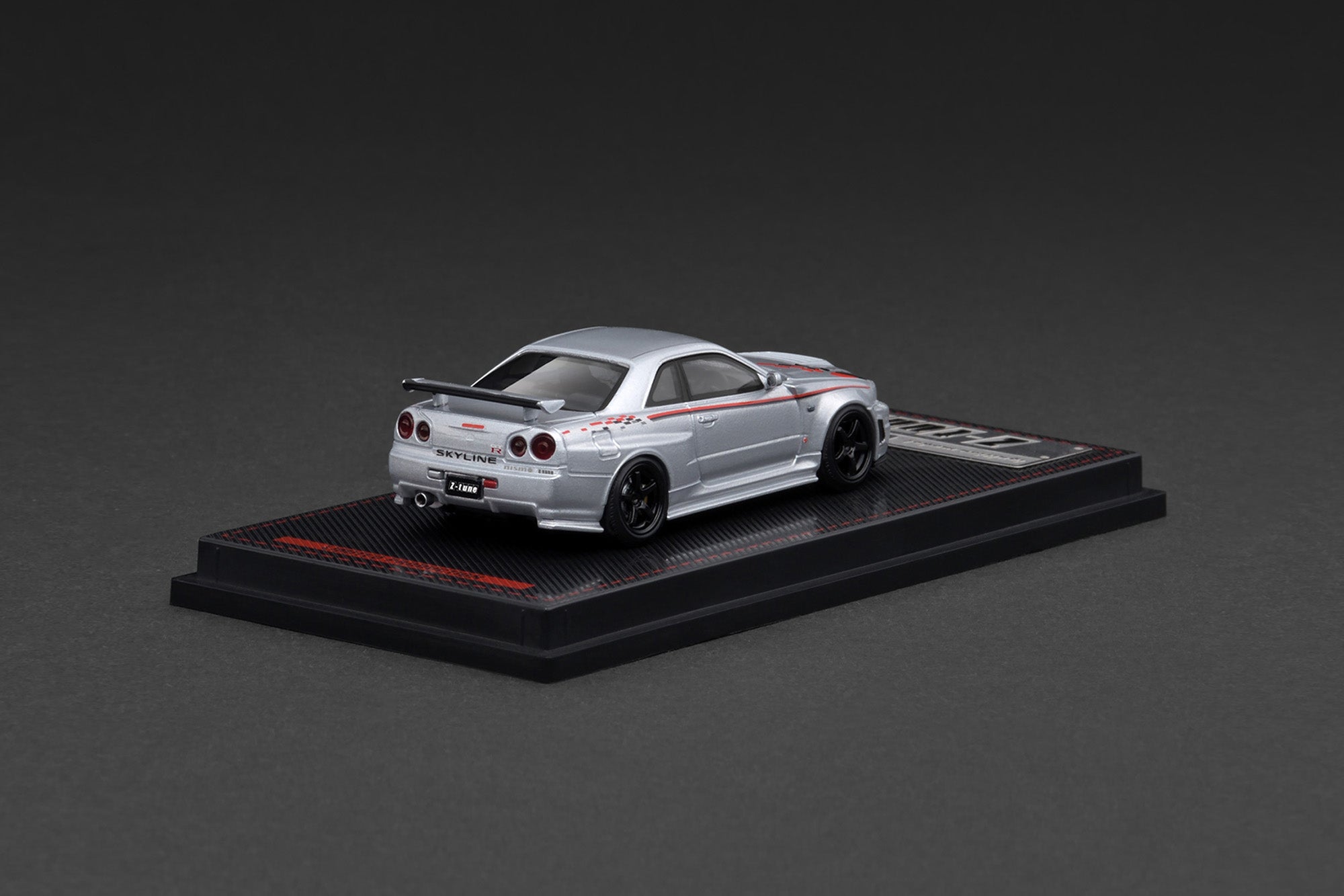 イグニッションモデル1/64　NISMO R34 GT-R R-TUNE Ignition Model 1/64 Nismo R34 GT-R Z-tune Silver IG3840 – Tokyo