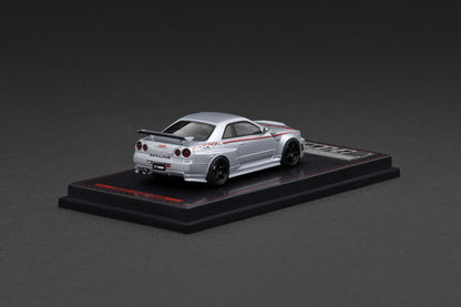 Ignition Model 1/64 Nismo R34 GT-R Z-tune Silver IG3840
