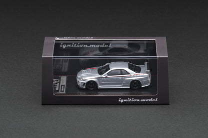Ignition Model 1/64 Nismo R34 GT-R Z-tune Silver IG3840