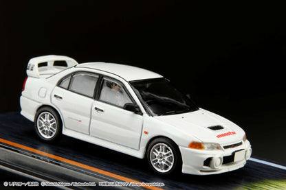 HOBBY JAPAN 1/64 Mitsubishi Lancer RS Evolution Ⅳ / INITIAL D VS Takumi Fujiwara With Seiji Iwaki Figure HJ642011D