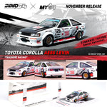 INNO64 1/64 TOYOTA COROLLA AE86 Levin "TRACKERS RACING”  Malaysia Special Edition IN64-AE86-TRACKERZ