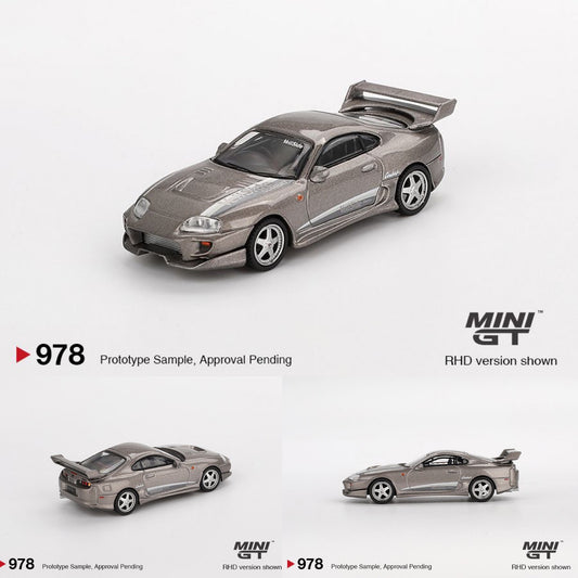 MINI GT 1/64 Toyota Supra VeilSide Combat V-II Combat Grey MGT00978