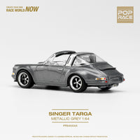 POPRACE 1/64 Singer Targa - Metallic Grey PR640044