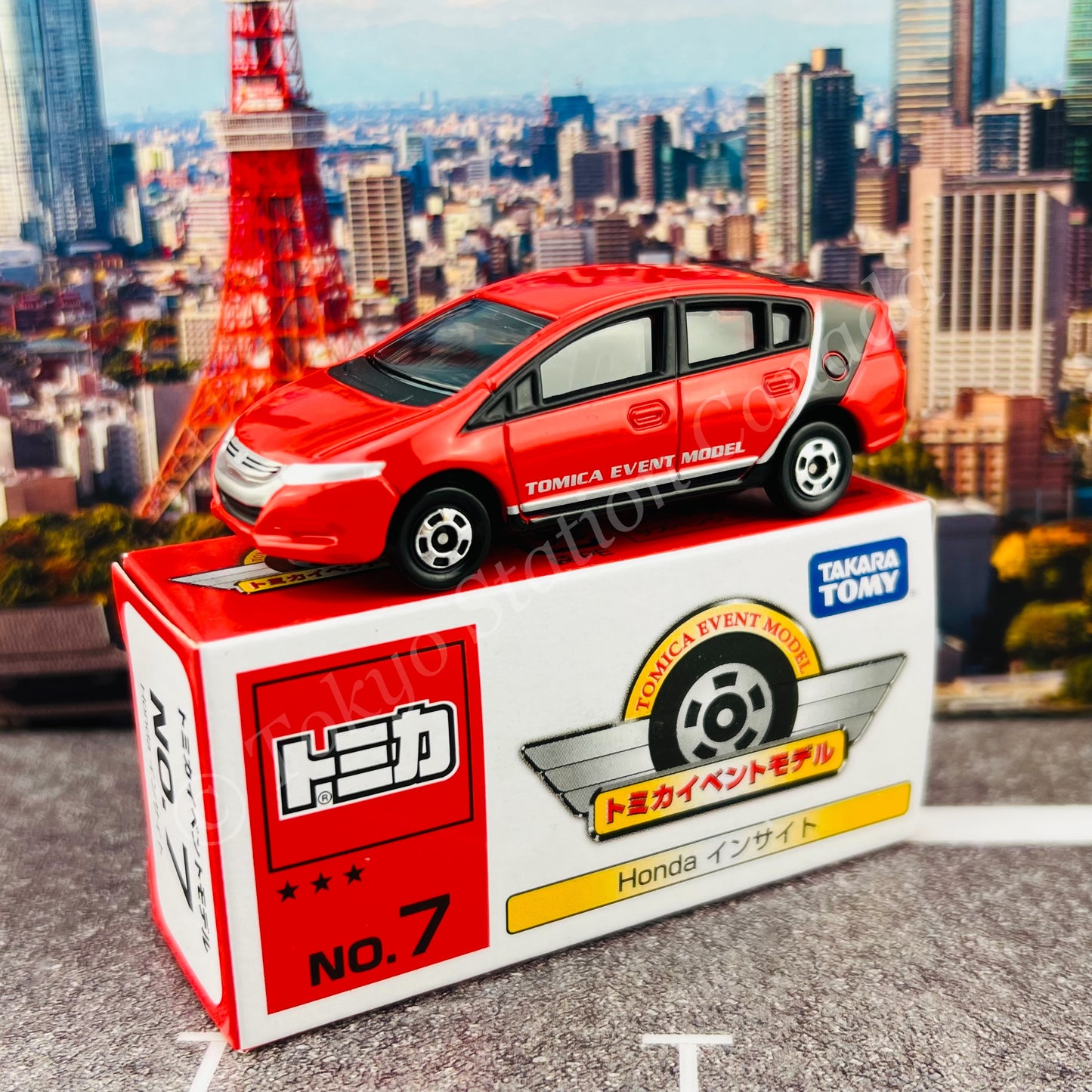 TOMICA EVENT MODEL NO.7 Honda Insight Red