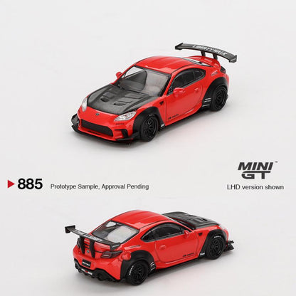 MINI GT 1/64 Toyota GR86 LB★Nation Red MGT00885-L