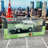 HOBBY FANS 1/64 Toyota Land Cruiser FJ40 Green / White HF64-FJ40-10GWH