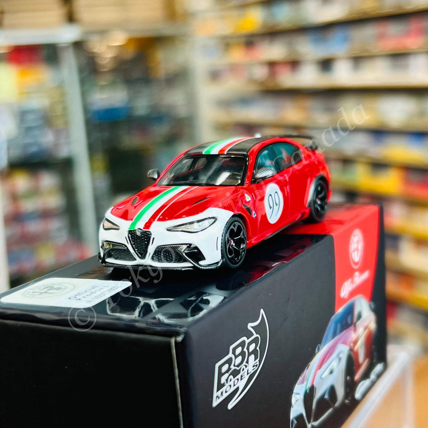 BBR 1/64 Alfa Romeo Giulia GTAm Rosso GTA #99 Centro Stile Livery BBRDIE6412