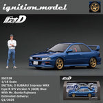 PREORDER Ignition Model 1/18 		
INITIAL D SUBARU Impreza WRX type R
STi Version V (GC8) Blue With Mr.Bunta IG3538 (Approx. Release Date : Q1 2025 subject to manufacturer's final decision)