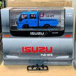 Model 1 1/64 Isuzu ELF NHR Custom Version Blue with Black Wheels LHD T66639