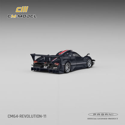 PREORDER CM MODEL 1/64 Pagani Zonda Revlucion Navy Carbon Fiber CM64-REVOLUTION-11 (Approx. Release Date : Q4 2026 subject to manufacturer's final decision)