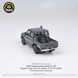 PREORDER PARA64 1/64 2014 Toyota Land Cruiser Dbl Cab LC79 Graphite Grey LHD PA-55682 (Approx. Release Date : November Q2 2024 subject to manufacturer's final decision)