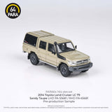 PREORDER PARA64 1/64 2014 Toyota Land Cruiser Dbl Cab LC79 Sandy Taupe w/ can LHD PA-55681 (Approx. Release Date : November Q2 2024 subject to manufacturer's final decision)