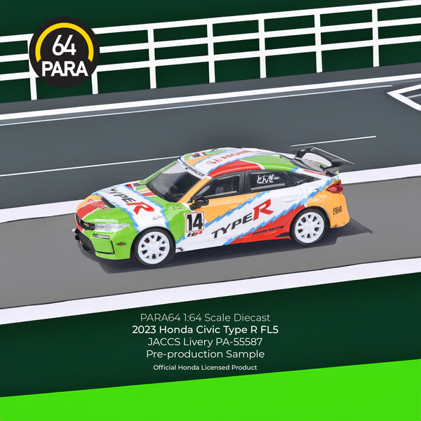 PREORDER PARA64 1/64 2023 Honda Civic Type R FL5 JACCS PA-55587 (Approx. Release Date : November Q2 2024 subject to manufacturer's final decision)