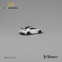 CM MODEL 1/64 Subaru BRZ Varis BRZ ARISING-1 WHITE CM64-BRZ-01