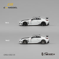 CM MODEL 1/64 Subaru BRZ Varis BRZ ARISING-1 WHITE CM64-BRZ-01