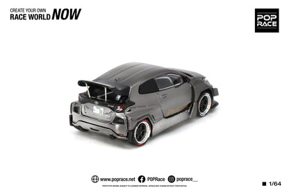 POPRACE 1/64 PANDEM GR YARIS Black Chrome IMXPO2023 Exclusive Edition PR640055