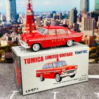 TOMYTEC TLV 1/64 PRINCE SKYLINE 1900 DX (Fire Command Vehicle) LV-57a