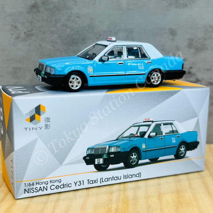 TINY 微影 1/64 Tiny City PTV03 Nissan Cedric Y31 Hong Kong Taxi (Lantau Island) ATC66142